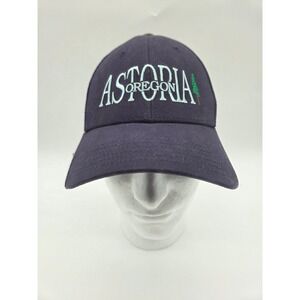 Ivory Astoria Oregon OSFM Navy Blue Women Embroidered Pine Tree Baseball Cap
